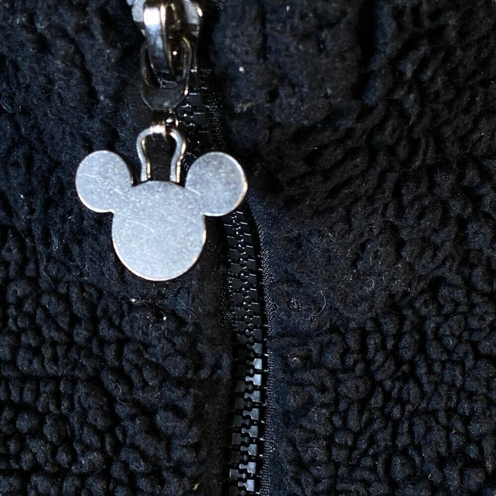 Disneyland Faux Fur Sherpa Embroidered Jacket - Picture 5 of 9